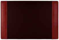 18x27 Glazed Leather Desk Blotter Pads