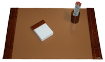 20x30 Reptile-Grain 3-Piece Desk Blotters