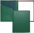 Green Leather Folders, Green Leather Business Folders